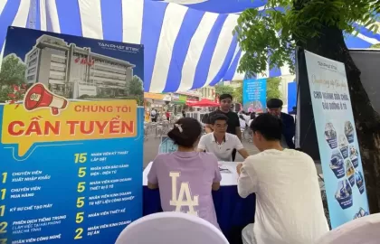 Tân Phát Etek tham gia Ngày hội tư vấn và giao dịch việc làm quận Hoàn Kiếm năm 2025